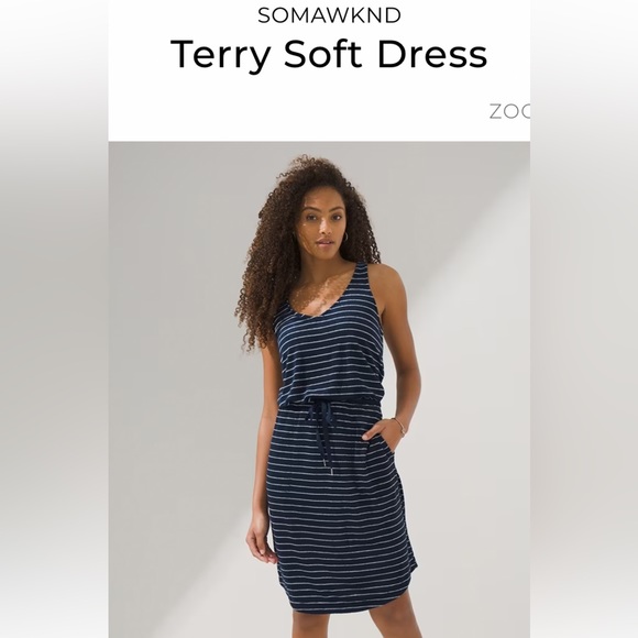SOMAWKND Terry Soft Dress - Picture 1 of 6